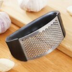 1pc, Stainless Steel Garlic Press - Easy to Clean Rocker Mincer for Effortless Crushing - Kitchen Gadget for Suitable for outdoor recreation, travel camping, kitchen restaurant, Apartment and College Dorm - Image 3