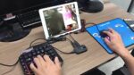 ⁦3-in-1 converter, one-handed keyboard, gaming keyboard and mouse combination, 35 game-specific keys, RGB lighting, membrane keyboard, ergonomic design, automatic pressing and grabbing of peripherals, long-term use without fatigue⁩ - الصورة ⁦8⁩