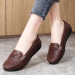 2025 Spring/Autumn Women's Slip-On Casual Shoes - Breathable Synthetic Cover Low-Top Sneakers with TPR Sole, Comfortable Round Toe & Decorative Bow Detail for Summer Casual Attire, Summer Shoes | Slipon Shoes | Synthetic Cover Shoes - Image 10