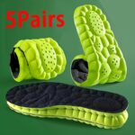 ⁦5 Pair Lightweight And Soft Insoles for, Soft, elastic and breathable, sports shoes and casual insoles Comfortable And Non Tiring Feet⁩ - الصورة ⁦2⁩