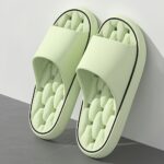 Women'S Soft & Comfortable EVA Slip-On Slippers - Non-Slip, Wear-Resistant, Lightweight Home Slippers with Soft Beige Upper and Ergonomic Design, All-Season Comfort, Non-Slip Footwear | Soft Upper Material | Ergonomic Design, Slippers for Home - Image 4