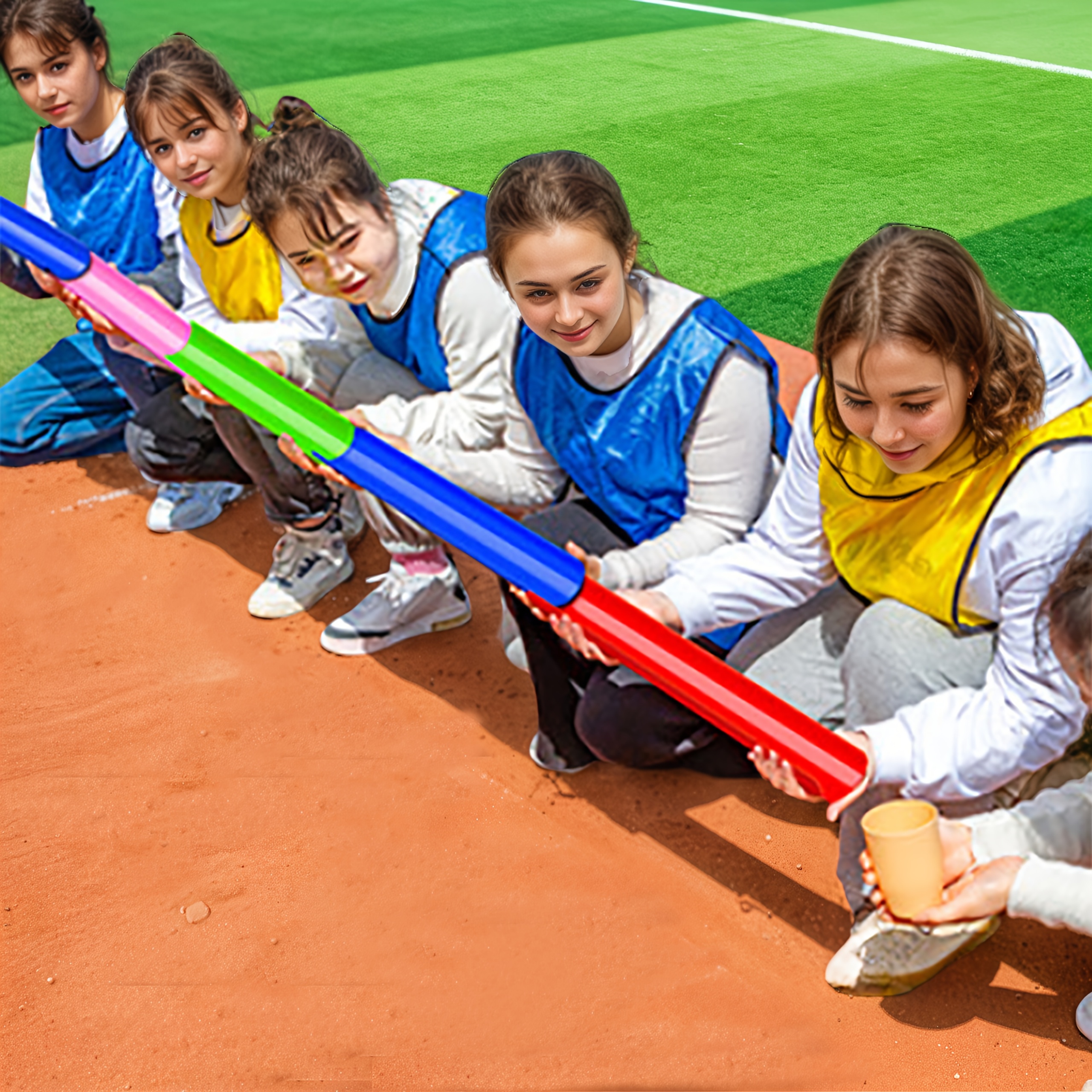 dc7654d3-0898-4e0e-bbee-bce05958f146.jpg Team-building Multiplayer Game, Interactive Development Training Toy Equipment Bead Track Suitable for Team PK U-shaped Slot Mountain Stream Energy Transmission South-to-North Water Diversion, Cultivates Team Collaboration Skills and Spirit - الصورة 1
