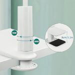 ⁦360-Degree Rotatable Tablet and Phone Stand with Flexible Gooseneck Clip Arm - Ideal for Watching in Bed and on a Table, Freeing Up Your Hands, Bedside Table Accessory | Modern Table Accessory | Adjustable Arm⁩ - الصورة ⁦10⁩