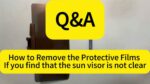 Anti-Glare Polarized Car Sun Visor Extension – Acrylic Material, Blocks Stray Light, Reduces Snow Blindness & UV Rays, Easy Snap-On Installation for All Vehicles, Sun Visor for Car - Image 8