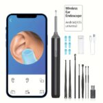 Earwax Removal Tool, 8pcs Ear Care Set, Earwax Cleaner with Camera, Earwax Removal Kit with Light, In-Ear Camera with 6 Ear Spoons, Earwax Cleaner for Ios And Android, 1080P HD Otoscope, Valentine'S Day Gift, Holiday Gift, Birthday Gift - Image 3