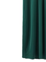 2024 New Men's Traditional Arabic Abaya Robe - Retro Style V-Neck Long Sleeve Green Muslim Prayer Dress, H-Type Fit for Daily Wear & Religious Ceremonies, Allseason Robe, Vneck Design, Intricate Embroidery, Solid Color Attire - Image 7