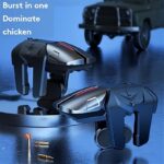 ⁦Model Mobile Game Controller Trigger, Mobile Game Accessories 6 Finger Trigger Sensitive Shoot Target Buttons Smartphone Game Controller Gamepad for PUBG/Survival Rules⁩ - الصورة ⁦2⁩