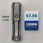 1pc Super Bright Variable Focus Flashlight - Portable, Multifunctional, Variable, Suitable for Outdoor, Emergency Use - Image 3
