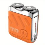 New mini electric portable dual blade floating men's electric shaver, available in three colors, clean shaving, USB charging, preferred for gift giving - Image 6