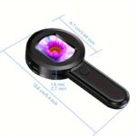 LEIPAN High-Definition Handheld Digital Microscope with 5.08cm IPS Screen, 1000X Magnification, for Plants Inspection, PCB Examination - USB Rechargeable, Plant Inspection | Illuminated Specimen Viewer | Illuminated Specimen Viewing