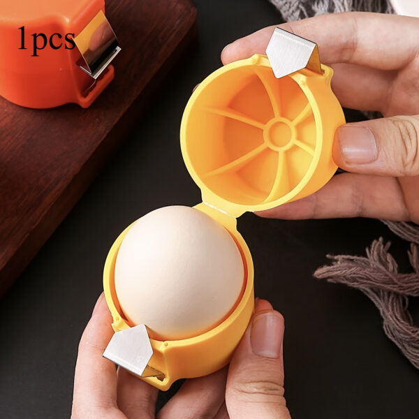 1pc Easy-to-clean eggshell separator - quick peel and yolk separator, a must-have for kitchen baking