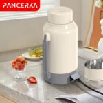 PANCERKA 1.0L Portable Electric Kettle - 800W High Power, Stainless Steel Travel Coffee Boiler with Smart Temperature Control, LED Display, and Easy-Clean Design for Home and Travel Use, Travel Mug Kettle | Sleek White Finish | Durable Construction - Image 12