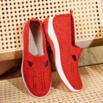 Four-Season Women'S Soft-Soled Casual Shoes with Elastic Openings, Slip-Resistant And Breathable Fabric. - Image 6
