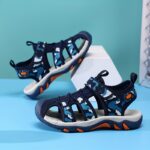 Boys' Casual Sandals - Breathable, Non-Slip, Lightweight, and Durable Beach Shoes with Strap Design, Perfect for Summer Activities, Beach Footwear | Strap Sandals | Lightweight Footwear - Image 4