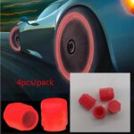 4pcs Vibrant Glow-in-the-Dark Tire Valve Caps for Cars, Bikes & Motorcycles - Hexagon Shape, Durable ABS, Multi-Color Options, Vehicle Accessories|Stylish Wheel Accents|Longlasting Glow Caps, Tire Caps - Image 5