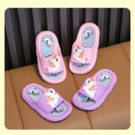 Cute Cartoon Unicorn Open Toe Slippers For Girls, Non Slip Lightweight Slippers For Indoor Shower Pool, All Seasons - Image 4