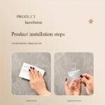 ⁦1pc Double-Layer Bathroom Tissue Holder, Wall-Mounted Plastic Tissue Box with Drawer, Strong Waterproof, No Drilling Required, Rectangle Shape⁩ - الصورة ⁦6⁩