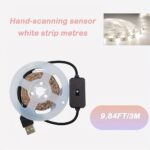 Valentine'S Day Warm White LED Strip Light with Motion Sensor - Easy Install USB Powered Lighting for Bedroom, Home, Kitchen, Wardrobe Decoration - Flexible Cuttable Tape, Romantic Space Theme, Non-changing White Light - Image 7