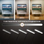⁦AMill Smart Touch Gooseneck LED Desk Lamp - Adjustable 360° Angle, 3 Color Temperature Modes, USB Power, No Battery Needed, Ideal for Home, Office, Study, and Reading, Reading Light|Modern Desk Lamp|Adjustable Arm Lamp⁩ - الصورة ⁦4⁩