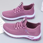New Season Women's Casual Outdoor Running Walking Daily Commute Slip-On Mesh Sneakers with Side Pattern and Double-Layer Sole - Image 11