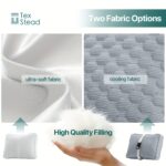 Ergonomic Knee Pillow for Side & Back Sleepers - Between Leg & Under Knee Support Pillow with 100% Polyester, Machine Washable, White - Spinal Alignment & Pressure for Better Sleep, Side Sleeper Pillow, Contoured Design, Soft Fabric, Healthconscious Users - Image 14