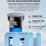 3-in-1 Function, Portable Air Conditioner Humidifier Aroma Lamp Fan, USB Cooler AC, Essential Cooling Device for Office and Home Use, USB Portable Air Conditioner, USB Fan - Image 8