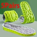 ⁦5 Pair Lightweight And Soft Insoles for, Soft, elastic and breathable, sports shoes and casual insoles Comfortable And Non Tiring Feet⁩ - الصورة ⁦3⁩