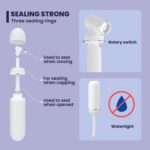 Travel-Friendly Handheld Bidet - 380ml Leakproof, Portable Personal Hygiene Sprayer with Removable Water Storage - Image 11