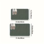 ⁦Super Absorbent Diatom Mud Bathroom Mat - Quick-Drying, Non-Slip Water-Absorbing Floor Mat, Soft And Comfortable, Suitable for Bathrooms, Showers, Laundry Rooms, Bedrooms, Living Rooms, Door Mats, Kitchen Mats, Machine Washable, Hand Washable.⁩ - الصورة ⁦7⁩