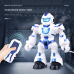Remote Control Robot Youngsters's Toy for Boys, Can Dance and Sing, Voice Interactive Programming, Holiday Gift, Suitable for 4-8 Years Old, Requires 5 AA Batteries