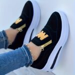 Women'S Lightweight Fabric Sneakers - All-Season Casual Running Shoes with Zipper Closure, Comfortable Inner, and Durable PU Sole, Ladies Footwear | Casual Footwear | Comfortable Fit - Image 2