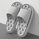 Women'S Soft & Comfortable EVA Slip-On Slippers - Non-Slip, Wear-Resistant, Lightweight Home Slippers with Soft Beige Upper and Ergonomic Design, All-Season Comfort, Non-Slip Footwear | Soft Upper Material | Ergonomic Design, Slippers for Home - Image 5