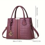 Mother's Day Gift for Mom Large Capacity Women's Bag New Commuter Handbag Simple Tote Fashionable Versatile Shoulder Easter - Image 5