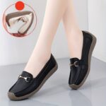 Women's Simple Flat Loafers, Casual Slip On Shallow Mouth Shoes, Lightweight & Comfortable Shoes - Image 7