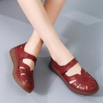 ⁦Women's Wedge Sandals, Slip-Resistant Outdoor Beach Shoes, Casual Versatile Sporty Sandals⁩ - الصورة ⁦11⁩