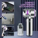 16000Pa Strong Suction, 100W Brushless Motor Vacuum Cleaner, Handheld Car Vacuum, 4-In-1 Portable Vacuum Cleaner, Suitable for Cars, Homes, Offices, And Camping. - Image 8