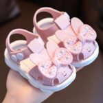 Children'S Cartoon And Floral Pattern Low-Top PVC Shoes with Buckle Closure And Soft Sole for Infants And Young Learners - Image 3