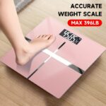 ⁦Weight scale, digital bathroom scale, household scale, weighing 180kg⁩ - الصورة ⁦4⁩