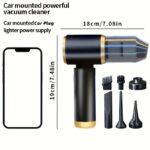 ⁦For Mini Handheld Vacuum Cordless, Car Vacuum Cleaner Portable Charging, Three-in-One, Dust Suction and Air Blower and Hand Pump, 5000PA Hand Vacuum High Power, Cleaning Favorite⁩ - الصورة ⁦5⁩