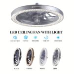 1pc 33.02cm Modern Ceiling Fan With Lights And Remote Control, E26/E27 Base Easy Install Socket Fan Light, 3 Speed Wind Adjustment, 3 Colors 3000-6500k Dimmable Led Light for Bedroom, Kitchen, Living Room, Storage Room, Garage, Bathroom - Image 6