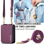 Wallet Phone Crossbody Bag Case for SamSung for Galaxy Z Flip6/Z Flip5/Z Flip4/Z Flip3 5G with Card Slots - Image 8
