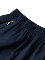 Men's Breathable Cotton Cargo Shorts - Solid Color, Drawstring Waist with Zipper Pockets, Casual Summer Wear - Image 9