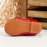 Girls' Casual Cute Mary Jane Shoes, Solid Color, Lightweight, Abrasion-Resistant, with Bow Detail, Adjustable Strap, PU Upper/Inner/Insole, TPR Sole, for Daily Wear and School, Suitable for Ages 14 and Under - Image 5