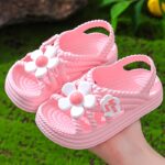 Chic Floral Princess Sandals for Girls - Comfy, Slip-On Beach Shoes with EVA Sole - Perfect Christmas Gift - Image 6