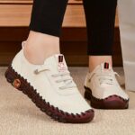 Women's Handmade & Comfortable Flat Loafers, Breathable & Lightweight Non Slip Lace Up Slip On Shoes, Women's Footwear - Image 31