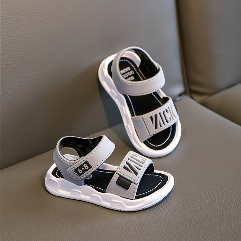 fbb1d174-9ed1-4463-9437-5a60e83eeb58.jpg Men'S Casual Sandals for Kids - Soft Bottom, Non-Slip, Adjustable Strap Sandals with "VAC" Design, Low Top, Round Toe, Summer Beach Shoes, Casual Footwear | Adjustable Sandals | Plastic Upper, Sandals for Kids - Image 1