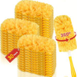 30pcs Electrostatic Precipitator Disposable Dust Removal Cloths, Multi-Functional Handheld Cleaning Brush for Furniture, Car, Keyboard - Use, Laundry, Cleaning Supplies, Dust Collector - Image 2