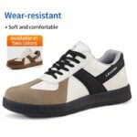 Women's Fashion Protective Shoes Work Casual Style Steel Toe Anti-Slip 4.0mm Kevlar Anti-Puncture Ultra Soft Sole All-Season Safety Footwear - Image 4