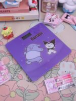 For Hello Kitty & for Kuromi Digital LED Display Screen Smart Electronic Scale with Cute Character Designs, Pink, Blue, Purple - Battery Powered, Ideal for Daily Use & Gift-Giving - Image 8