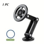 ⁦1pc Universal Car Phone Holder, Magnetic Wall Mount with Rotatable Design, Waterproof PC Material, Compatible with All Smartphones⁩ - الصورة ⁦5⁩